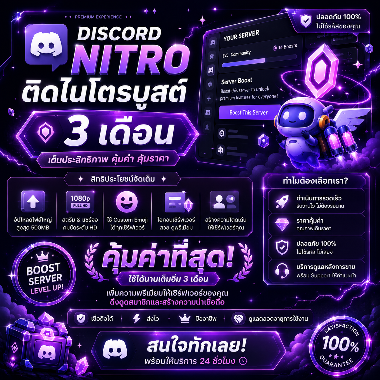 แอคติดไนโตรบูสต์ 3 เดือน